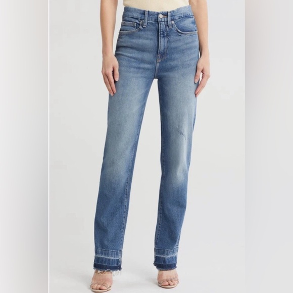 Good American Denim - Good American Good Boy Straight Leg Jeans - Size 2 - NWT!
